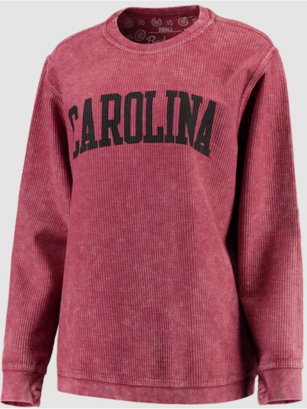 Carolina Corded Crewneck Sweatshirt